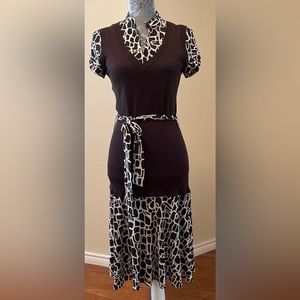 Giraffe 1 piece sweater dress
